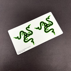 Razer Chroma Stickers GREEN 130x70