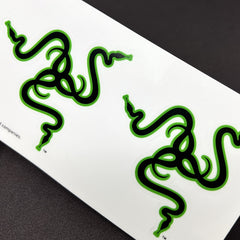 Razer Chroma Stickers GREEN 130x70