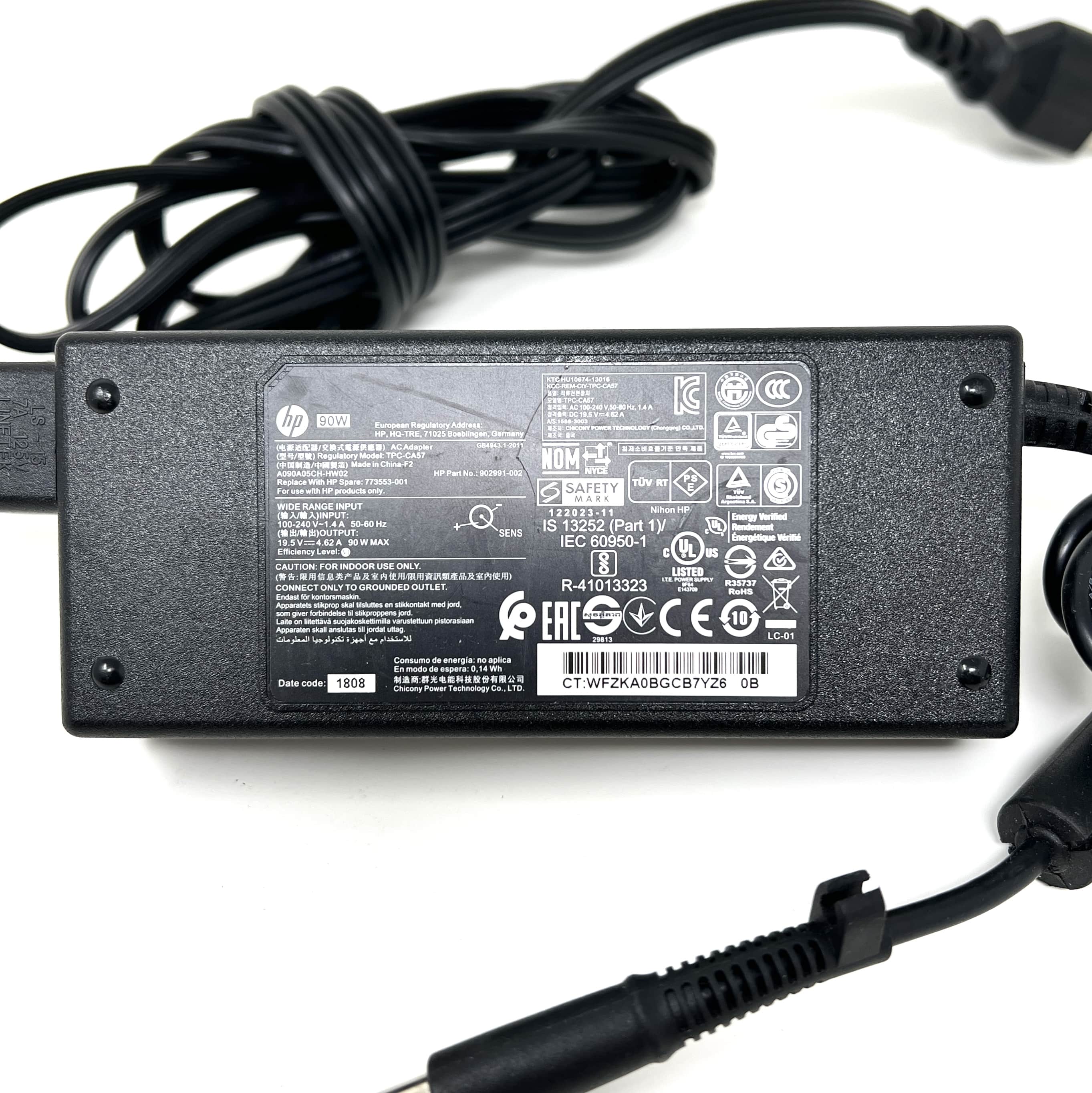 HP Adapter Charger 90W 19.5V 4.62A
