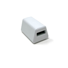 Compact USB to Type-C Adapter for Razer V2 DeathAdder Wireless Mouse White