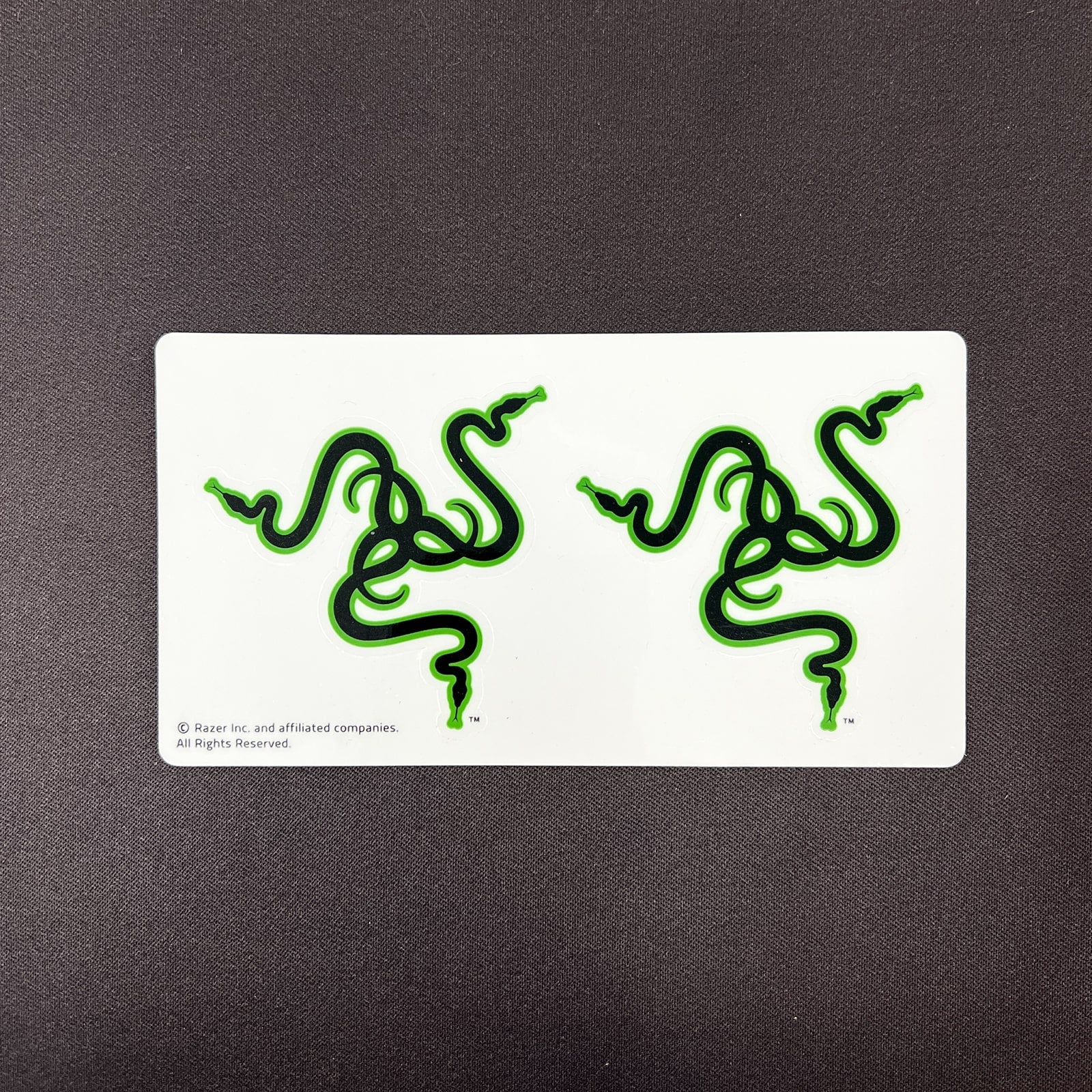 Razer Chroma Stickers GREEN 130x70
