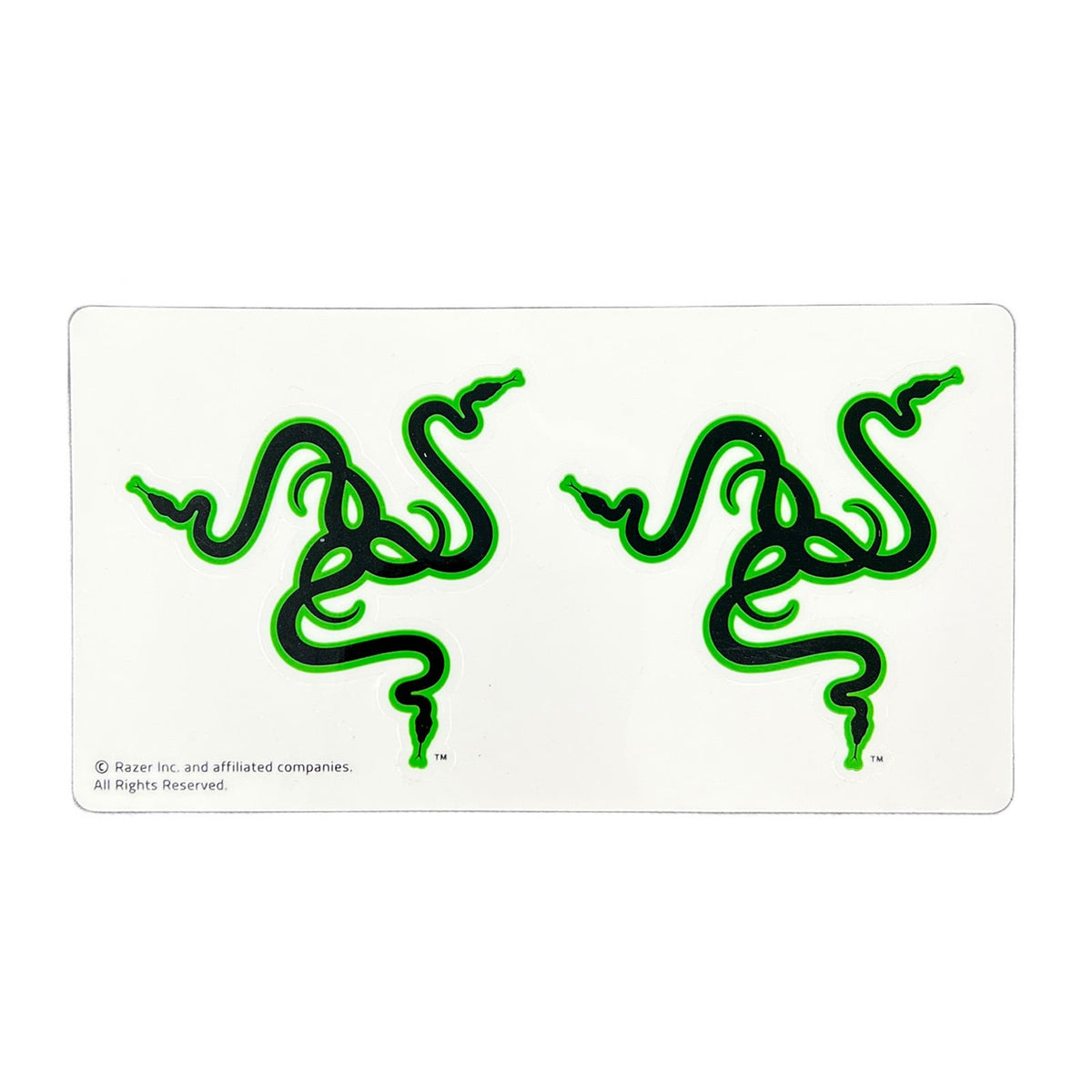 Razer Chroma Stickers GREEN 130x70